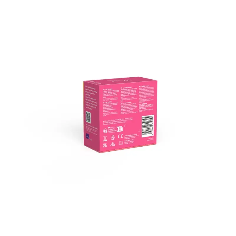 Смарт-вибратор для пар We-Vibe Sync Lite Pink, 10 виброрежимов, можно совмещать с проникающим сексом