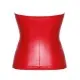 Корсет Noir Handmade F355 Red powerwetlook corset - M