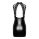 Платье Noir Handmade F343 Powerwetlook and lace mini skirt - S