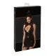 Платье Noir Handmade F343 Powerwetlook and lace mini skirt - S
