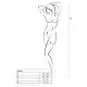 Бодистокинг Passion BS061 white, комбинезон, имитация чулок