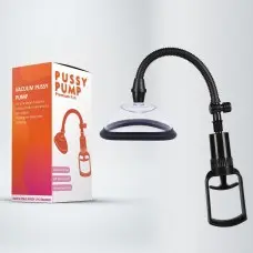 Вакуумная помпа для вульвы Pussy Pump Premium Fun размер S (11 см), механический насос