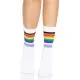 Носки женские в полоску Leg Avenue Pride crew socks Rainbow, 37–43 размер