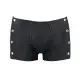 Мужские кожаные боксеры с заклепками Passion 048 SHORT DAVID L/XL Black