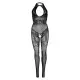 (SALE) Бодистокинг Leg Avenue Rhinestone Lace and Net Bodystocking OS Black