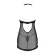 Пеньюар Obsessive Medilla chemise & thong XL/2XL