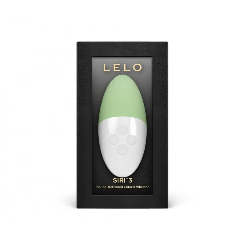 Музыкальный вибратор для клитора LELO SIRI 3 Green, вибрации в ритме звуков без смартфона
