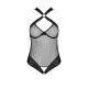 Сетчатый боди с халтером Passion Amanda Body XXL/XXXL, black