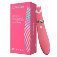 Вакуумный стимулятор с вибрацией CuteVibe Foxy Sakura