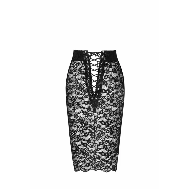Юбка Noir Handmade F302 Ambivalence lace up midi skirt - XXL
