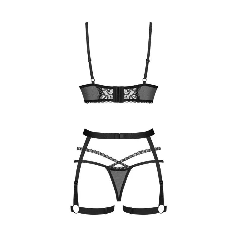 Комплект Obsessive Blomentis 3-pcs set XL/2XL