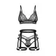 Комплект Obsessive Blomentis 3-pcs set XL/2XL