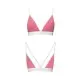 Спортивный топ с двойными бретелями Passion PS007 TOP L, pink