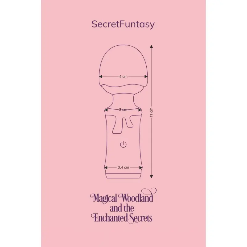 Вибромассажер FairyGasm SecretFuntasy blue