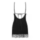 Пеньюар и трусики Obsessive Lobellis chemise & thong M/L