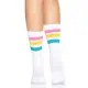 Носки женские в полоску Leg Avenue Pride crew socks Pansexual, 37–43 размер