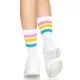 Носки женские в полоску Leg Avenue Pride crew socks Pansexual, 37–43 размер
