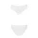 Трусики с широкой резинкой и кружевом Passion PS001 PANTIES M, white