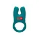 Эрекционное виброкольцо с двойной стимуляцией клитора Fun Factory NŌS deep sea blue, 2 мотора