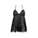 Пеньюар Passion KERRIA CHEMISE black S/M - ECO Passion