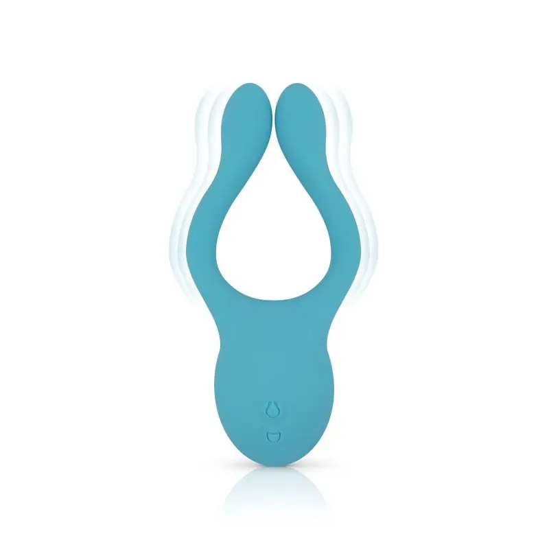 Универсальный вибратор для пар Cala Azul – Dani Couples Toy, 10 режимов