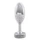 Металлическая анальная пробка DOXY Butt Plug RIBBED, ребристая, диаметр 3,3 см