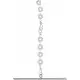 Платье Noir Handmade F307 Mirage wetlook mini dress with jewelry rhinestone chain - 3XL