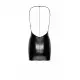 Платье Noir Handmade F307 Mirage wetlook mini dress with jewelry rhinestone chain - 3XL