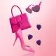 Вибратор-сердечко Rianne S: Heart Vibe Purple, 10 режимов, медицинский силикон, подарочная упаковка