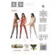Бодистокинг Passion BS059 red, комбинезон, имитация чулок