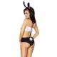 Костюм зайки Passion MALLOY SET S/M, трусики, топик и ушки