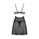 Бэби-долл Obsessive Nutris babydoll & thong XS/S