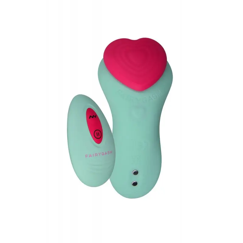 Вибратор в трусики FairyGasm HeartGem green
