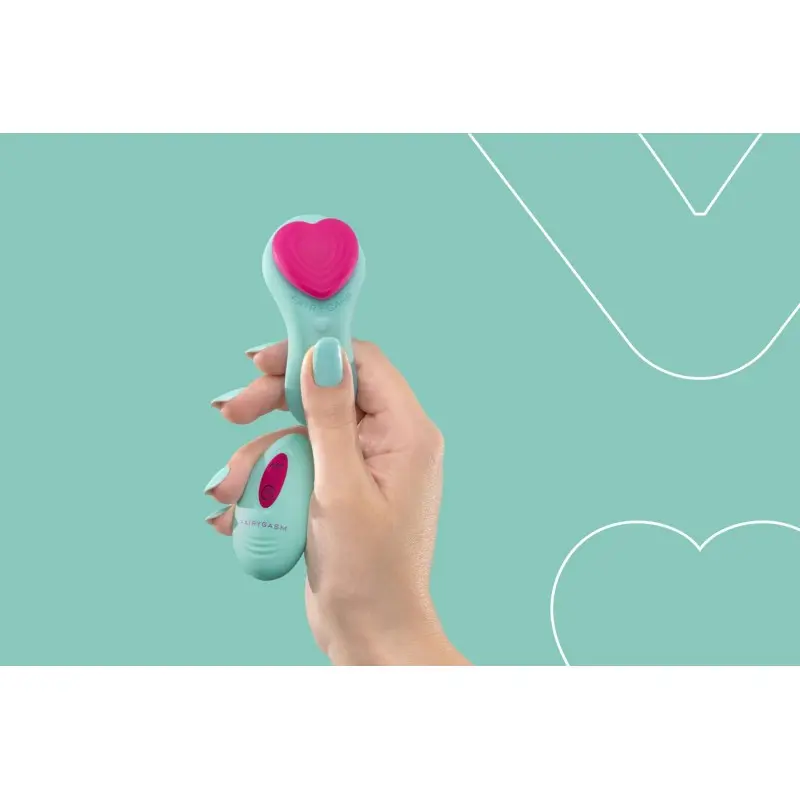 Вибратор в трусики FairyGasm HeartGem green