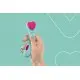 Вибратор в трусики FairyGasm HeartGem green