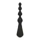 Анальные бусы с вибрацией LELO Soraya Beads Black, разный диаметр бусин, 8 режимов