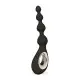 Анальные бусы с вибрацией LELO Soraya Beads Black, разный диаметр бусин, 8 режимов