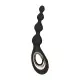 Анальные бусы с вибрацией LELO Soraya Beads Black, разный диаметр бусин, 8 режимов