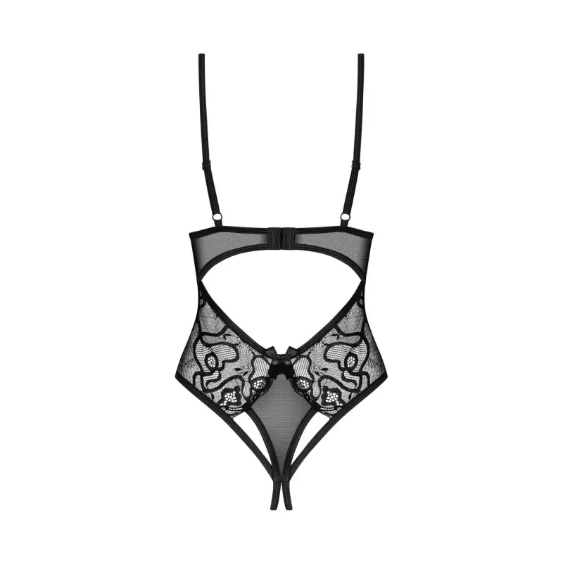 Боди Obsessive Blomentis crotchless teddy XS/S