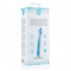 Скляний дилдо Gildo Glass Dildo No. 4, для точки G та простати