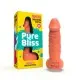 Крафтовое мыло-член с присоской Pure Bliss MINI Coral, натуральное