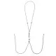 Украшение для сосков Art of Sex - Nipple Clamps Arrow, цвет фиолетовый
