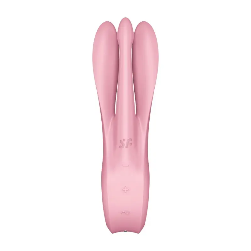 Клиторальный вибратор Satisfyer Threesome 1 Pink с тремя гибкими пальчиками