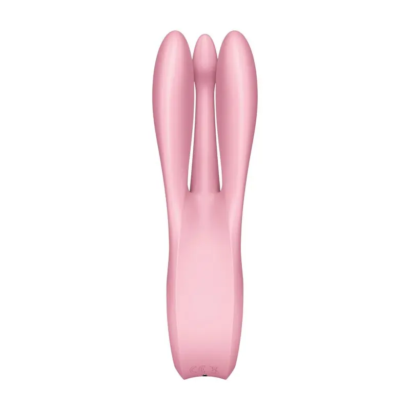 Клиторальный вибратор Satisfyer Threesome 1 Pink с тремя гибкими пальчиками