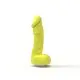 Крафтовое мыло-член с присоской Pure Bliss MINI Yellow, натуральное