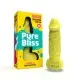 Крафтовое мыло-член с присоской Pure Bliss MINI Yellow, натуральное