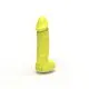 Крафтовое мыло-член с присоской Pure Bliss MINI Yellow, натуральное
