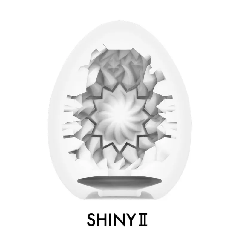 Мастурбатор-яйцо Tenga Egg Shiny II, плотный TPE, пробник лубриканта 5 мл