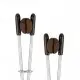 Зажимы для сосков Bedroom Fantasies: Nipple Clamps with Beaded Chain - Silver