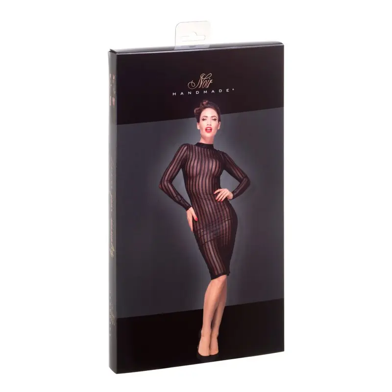 Платье с мокрым эффектом Noir Handmade F182 Classic dress made of elastic tulle, M